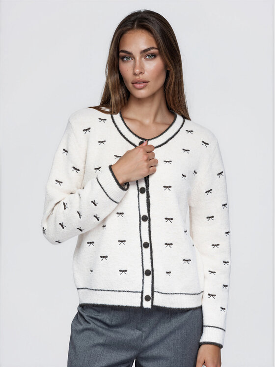 Ombre Ombre Svetr OW-SW-E0032 Béžová Regular Fit