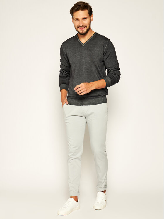 Roy Robson Roy Robson Chinos 941-51 Grau Slim Fit