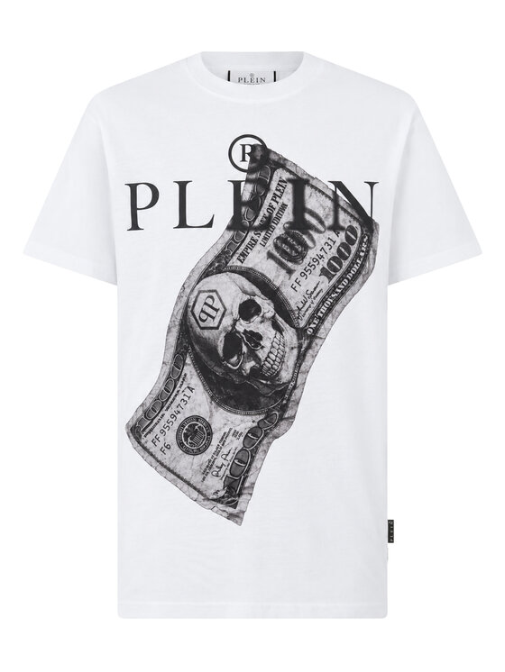 PHILIPP PLEIN PHILIPP PLEIN T-Shirt 31603 Biały Regular Fit