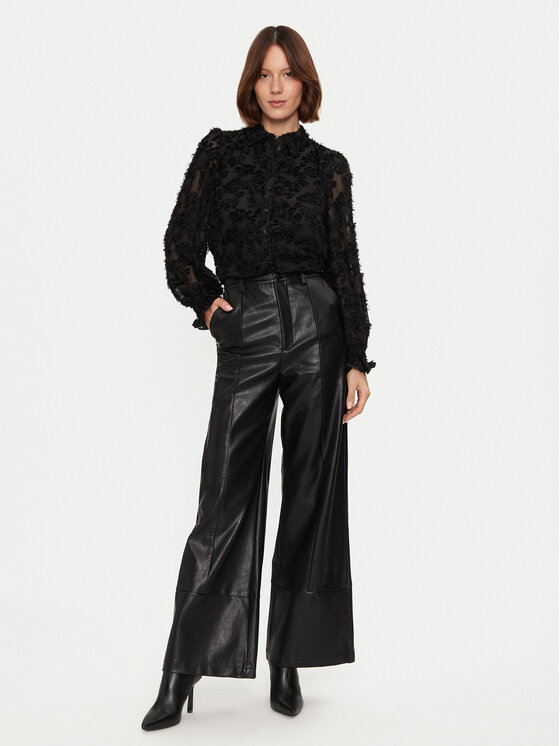 Pieces Pieces Srajca Pina 17154276 Črna Regular Fit
