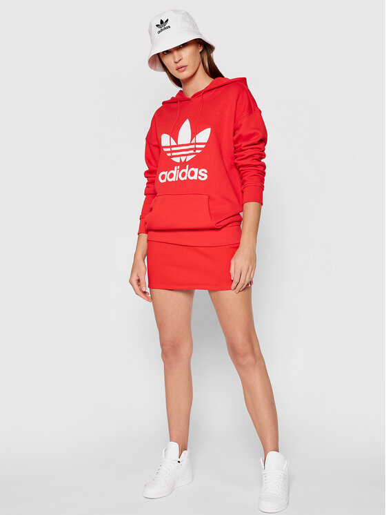 adidas Sweatshirt adicolor Trefoil H33588 Rouge Regular Fit | Modivo.fr