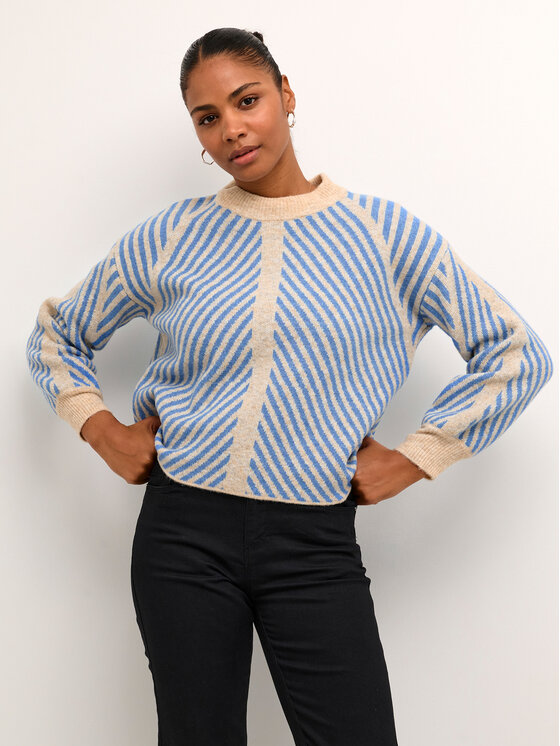 Kaffe Pulover Vera 10507817 Bej Regular Fit