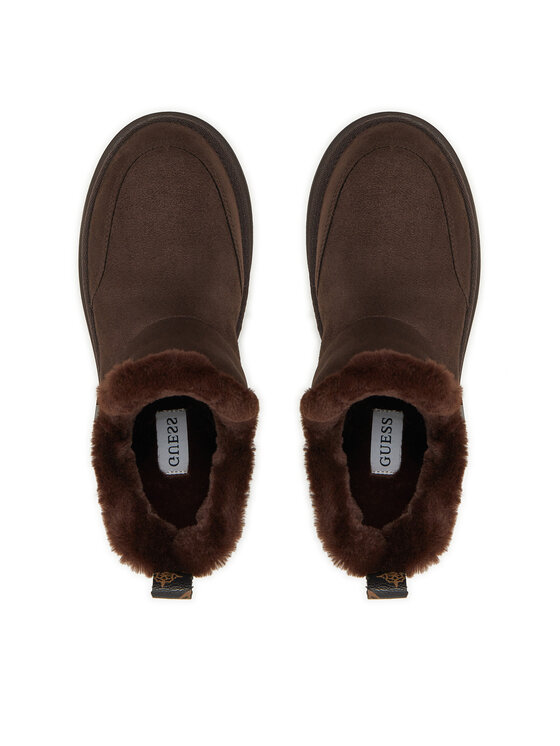 Guess Guess Śniegowce Unie FLFUNN ESU10 Brązowy