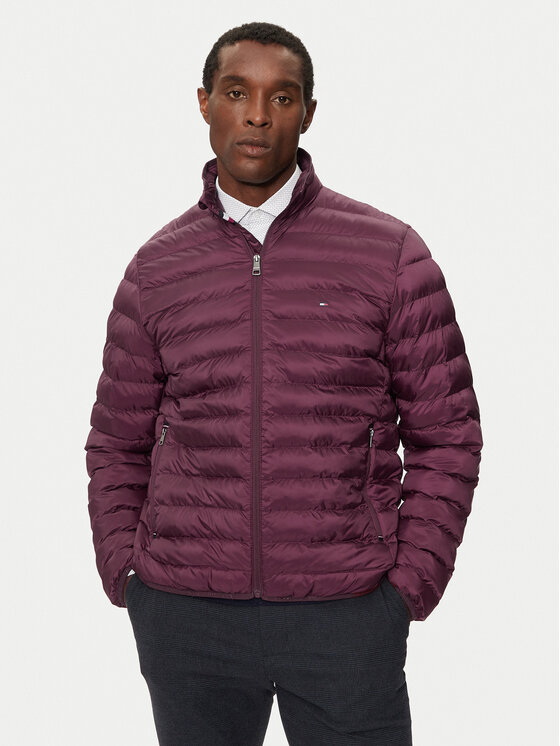 Tommy Hilfiger Tommy Hilfiger Демісезонна куртка Core Circular MW0MW18763 Бордовий Regular Fit