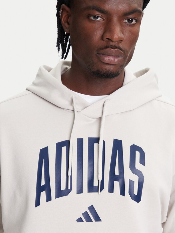 adidas adidas Majica dugih rukava Collegiate KC3872 Bež Regular Fit