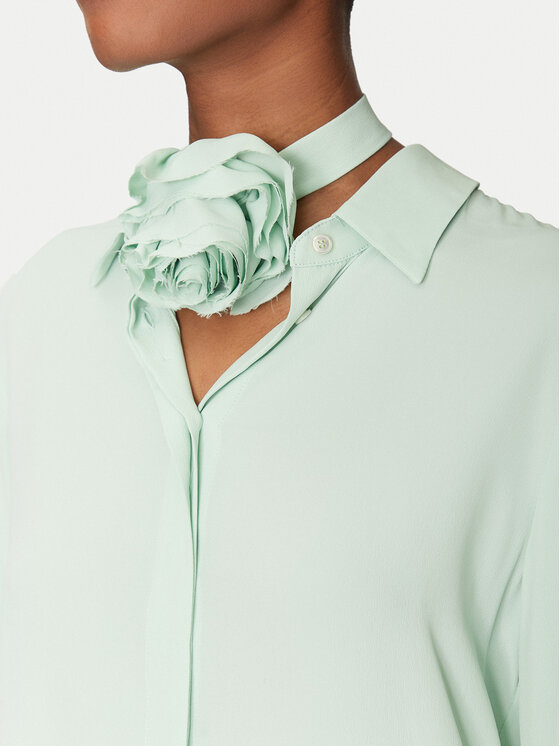 Marella Marella Camicia Inaco 2513111161 Verde Regular Fit