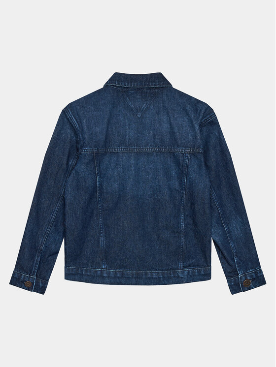 Tommy Hilfiger Tommy Hilfiger Τζιν μπουφάν Oversized Trucker Bleach KB0KB08135 Μπλε Regular Fit