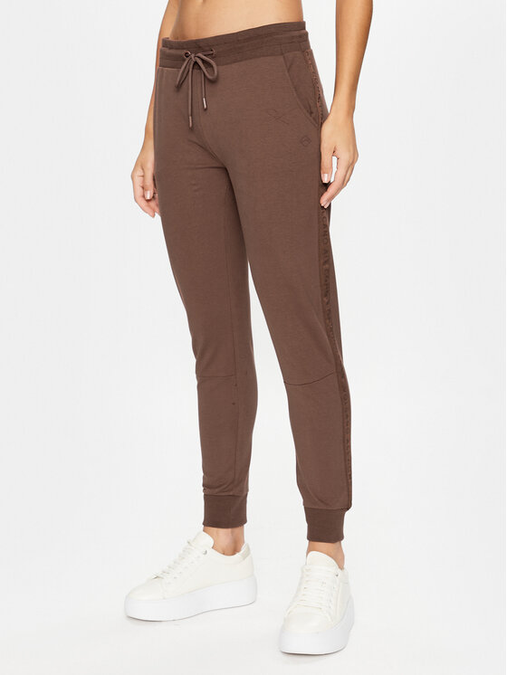 Volcano Pantalon jogging N-Lilis L28310-S23 Marron Regular Fit | Modivo.fr