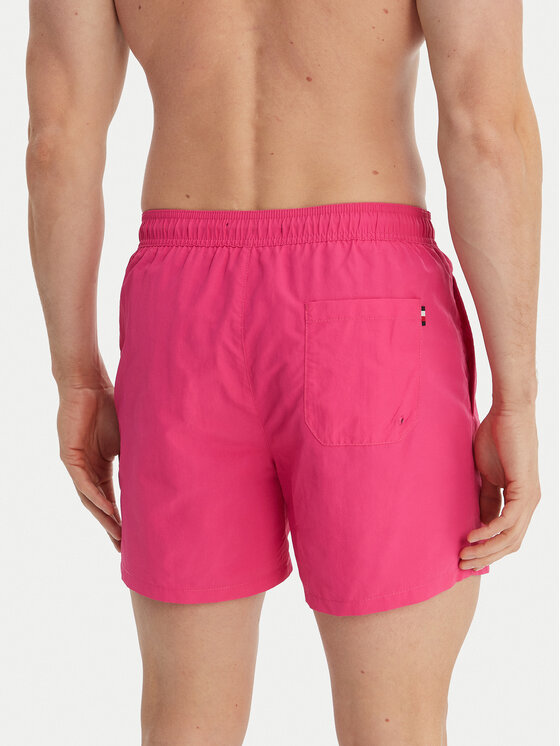 Tommy Hilfiger Tommy Hilfiger Pantaloni scurți pentru înot UM0UM03477 Roz Regular Fit