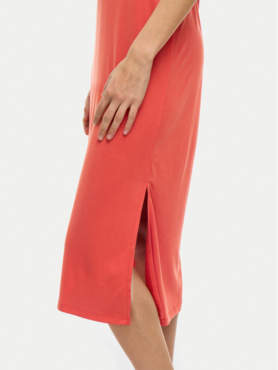 Vila Vila Sommerkleid Modala 14101675 Rot Regular Fit