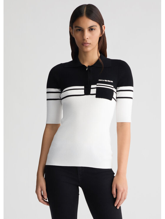 Liu Jo Liu Jo Sweter WA5232MS99E03Q45 Czarny Regular Fit