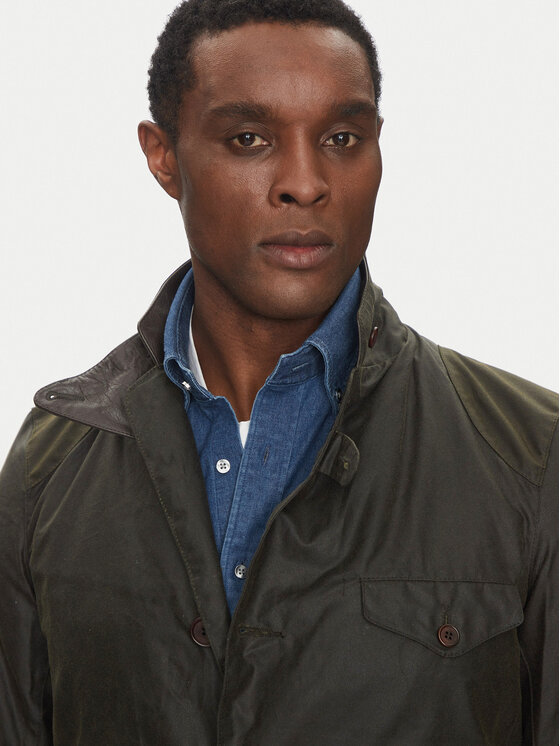 Barbour Barbour Kurtka przejściowa Beacon MWX0007OL71 Brązowy Slim Fit