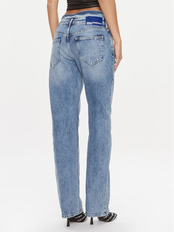 Karl Lagerfeld Jeans Karl Lagerfeld Jeans Jeans hlače 240J1107 Modra Slim Fit
