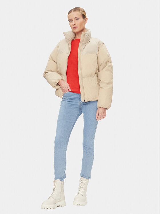 Tommy Hilfiger Tommy Hilfiger Зимно яке New York WW0WW39748 Бежов Relaxed Fit