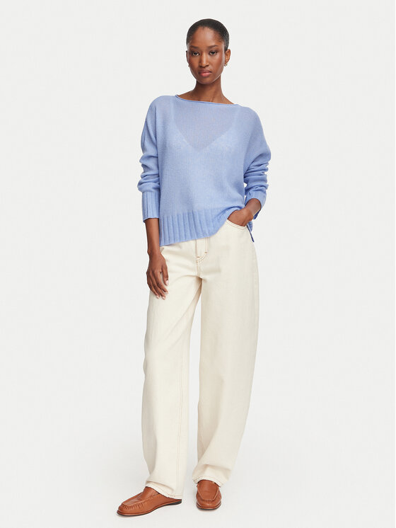 MAX&Co. MAX&Co. Kampsun Stampa 2626366091200 Helesinine Oversize