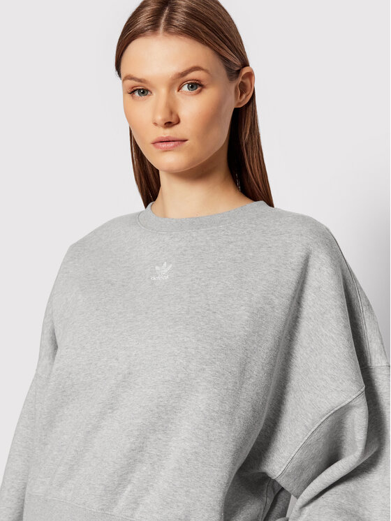 Felpa adicolor Essentials Fleece HF7478 Grigio