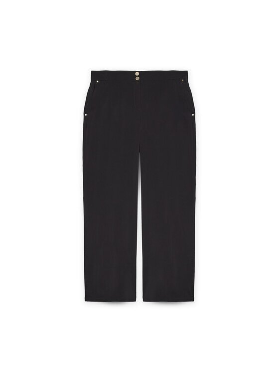 Fiorella Rubino Fiorella Rubino Pantaloni di tessuto P707L002166N033 Nero Regular Fit