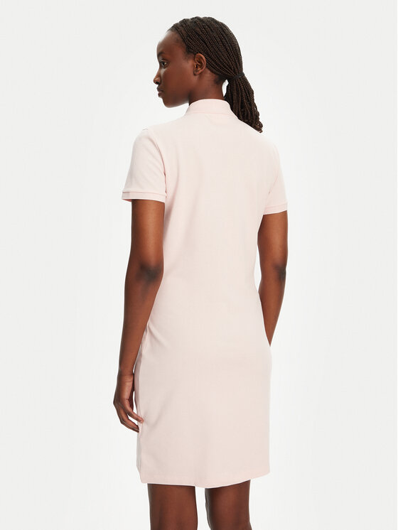 Lacoste Lacoste Sukienka codzienna EF5473 Różowy Slim Fit