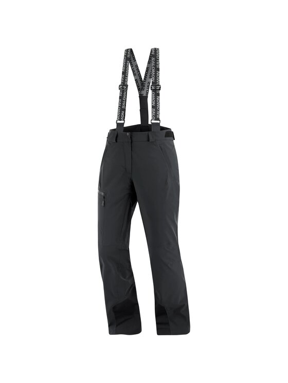 Salomon Salomon Spodnie narciarskie BRILLIANT PANT W Czarny Regular Fit