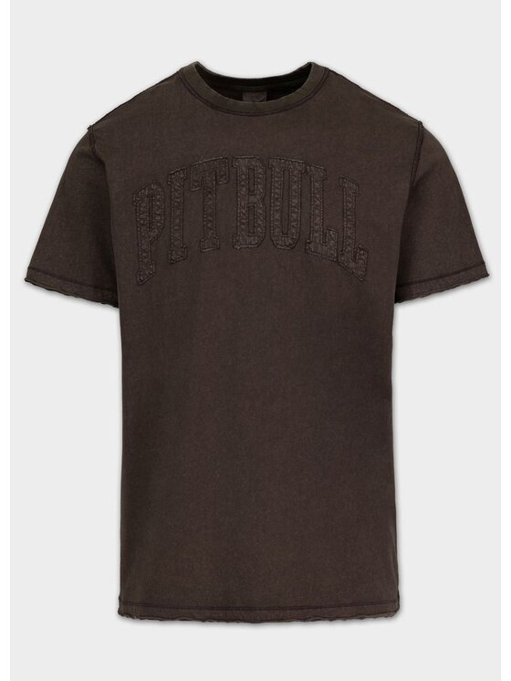 PITBULL PITBULL T-Shirt NORTON APP Brązowy Regular Fit