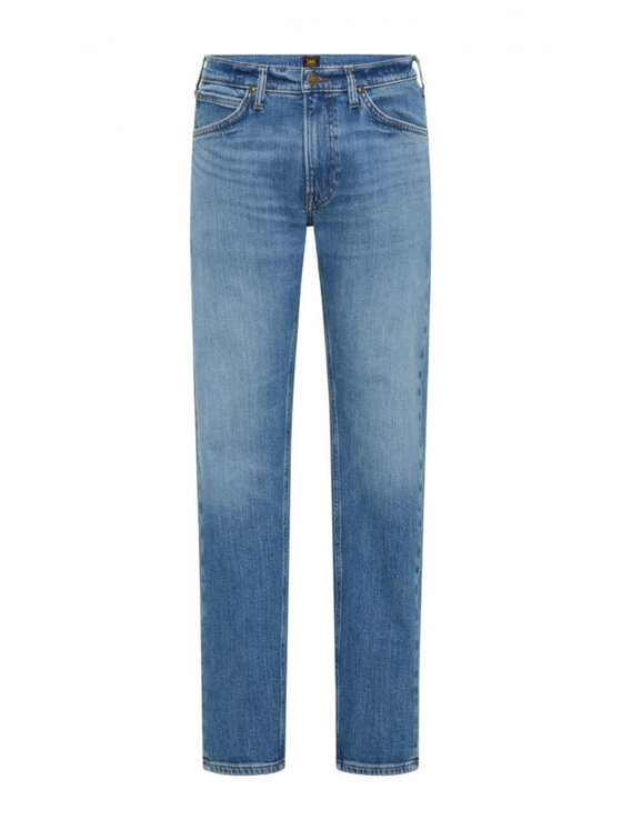 Lee Lee Jeansy DAREN ZIP FLY Niebieski Straight Fit