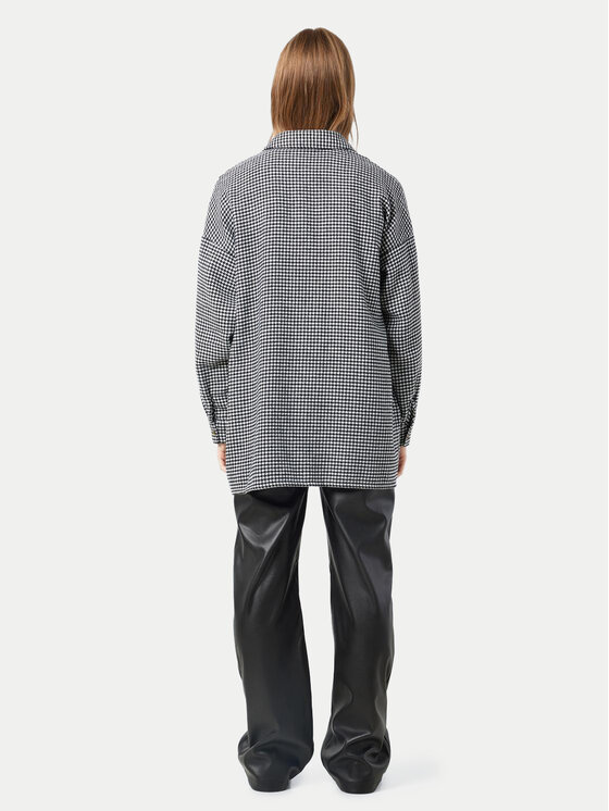 Noisy May Noisy May Cămașă Flanny 27012531 Gri Loose Fit