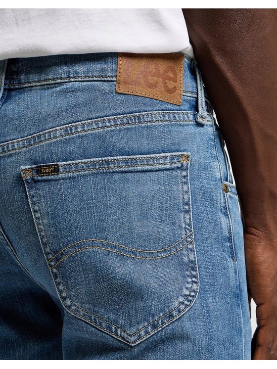 Lee Lee Jeansy Daren Zip Fly Niebieski Regular Fit