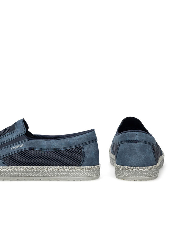 Rieker Rieker Sneakers aus Stoff B5264-14 Blau