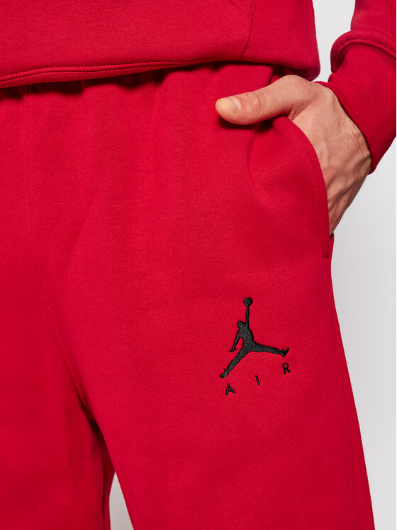 Nike Pantaloni da tuta Jordan Jumpman Air CK6694 Rosso Standard Fit Modivo