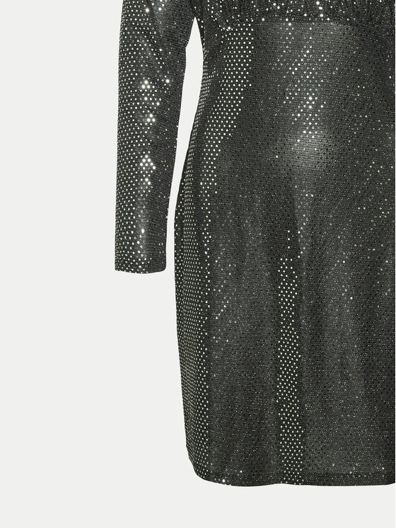 Vero Moda Vero Moda Sukienka koktajlowa Evaline 10317040 Srebrny Slim Fit