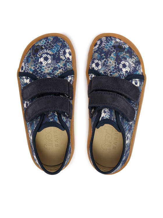 Froddo Froddo Papuče Barefoot Canvas G1700440-7 S Modrá