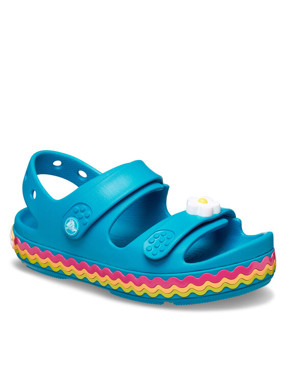 Crocs Crocs Sandale Toddler Crocband Cruiser Ricrac Sandal 211032 Albastru