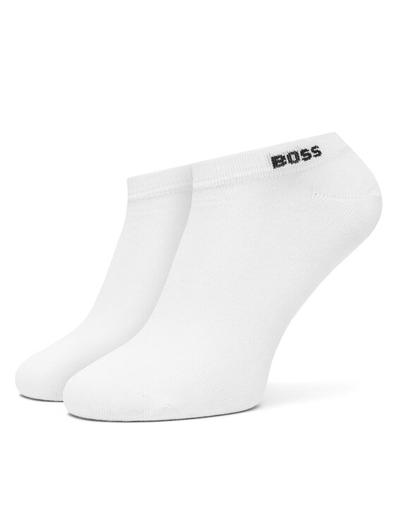 BOSS BOSS Комплект 2 чифта къси чорапи дамски 50502054 Бял