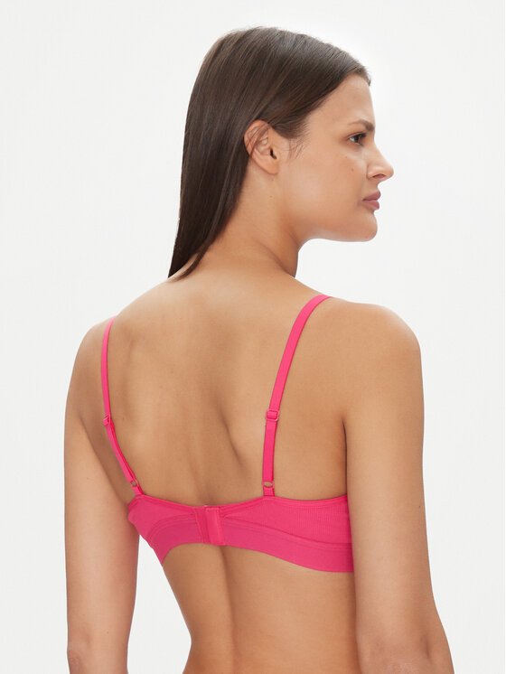 HUGO HUGO Top nedrček Bralette Rib 50496811 Roza