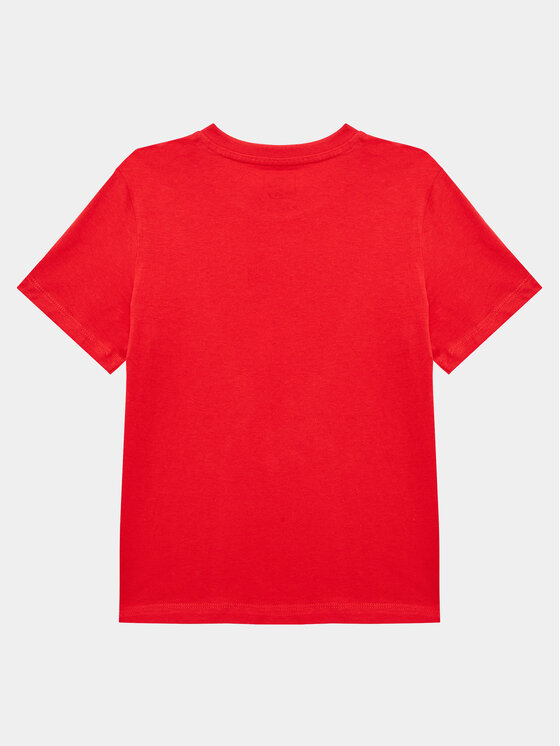 4F 4F T-shirt 4FJSS23TTSHM292 Crvena Regular Fit