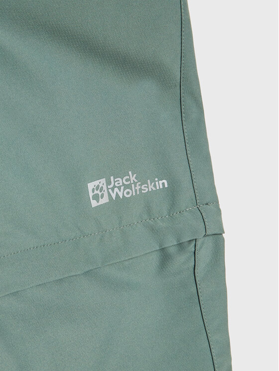 Jack Wolfskin Jack Wolfskin Spodnie outdoor Active 1609761 M Zielony Regular Fit