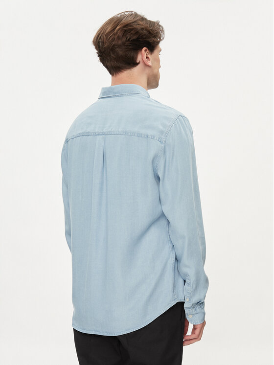 Pepe Jeans Pepe Jeans Koszula Petri PM308513 Błękitny Regular Fit