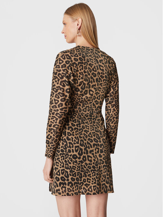 Liu Jo Liu Jo Ежедневна рокля WF2233 J4039 Кафяв Regular Fit