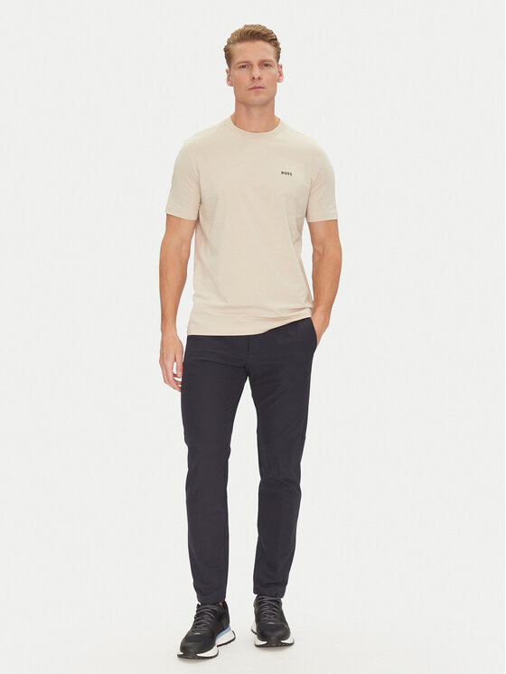 BOSS BOSS T-shirt 50506373 Bež Regular Fit