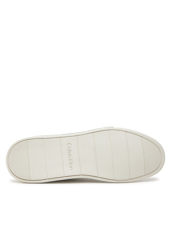 Calvin Klein Calvin Klein Laisvalaikio batai Low Top Lace Up Logo HM0HM01491 Balta
