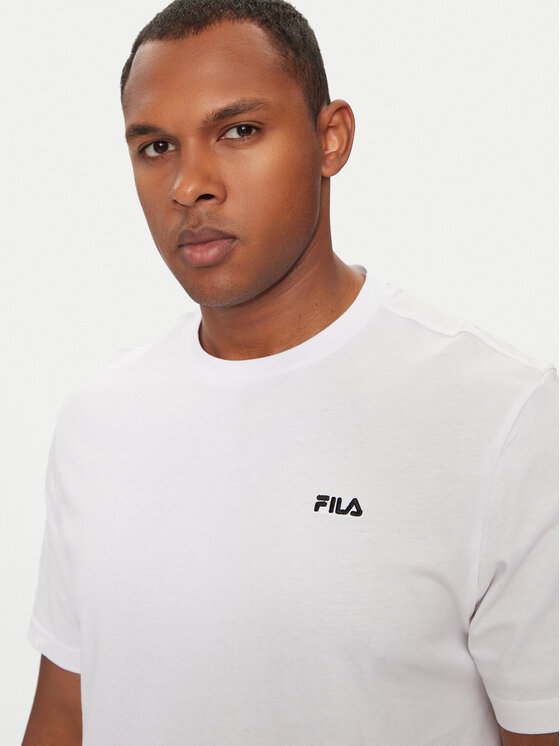 Fila Fila T-krekls Berloz FAM0340 Balts Regular Fit