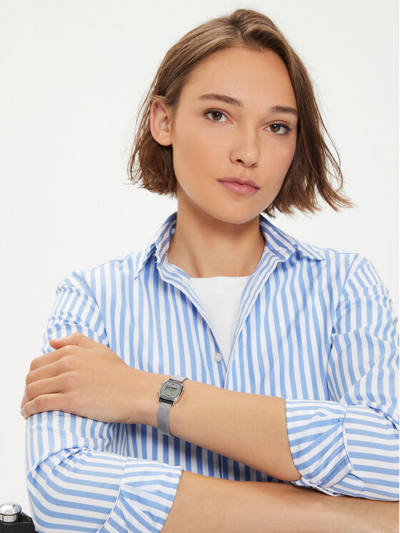 Casio Casio Hodinky Vintage LA670WEM-7EF Strieborná