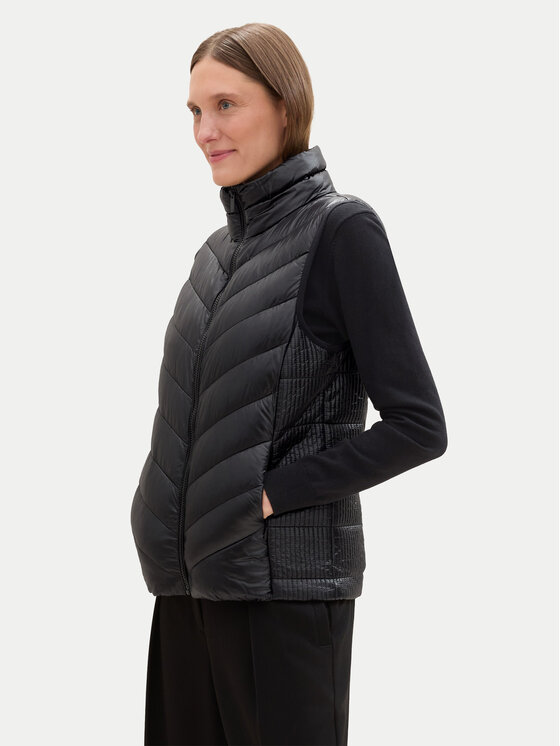 Tom Tailor Tom Tailor Безрукавка 1041486 Чорний Slim Fit