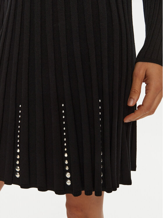 Liu Jo Liu Jo Strickkleid WF4125 MS99E Schwarz Regular Fit