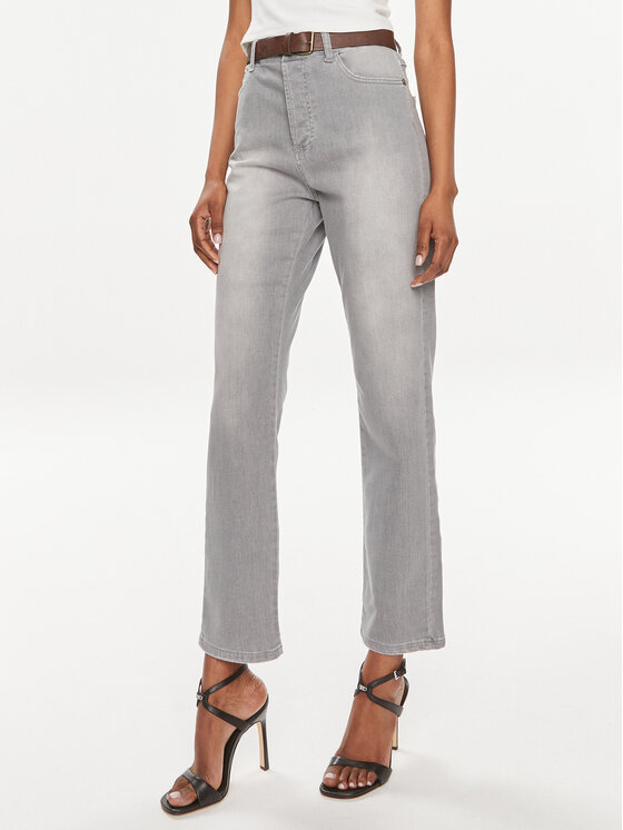 Please Džínsy P2TDCIHNON Sivá Slim Fit