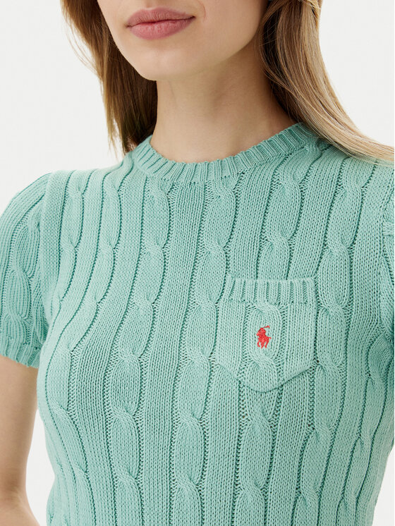 Polo Ralph Lauren Polo Ralph Lauren Sweater 211895379018 Zöld Slim Fit