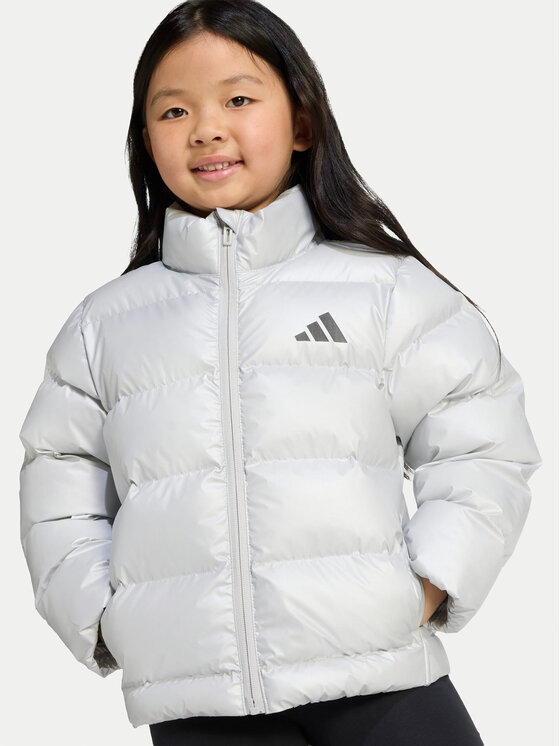 adidas adidas Zimní bunda JW2474 Stříbrná Regular Fit
