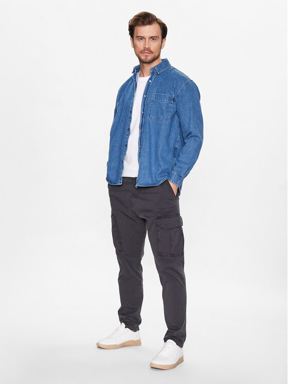 LTB LTB Παντελόνι υφασμάτινο Solaca 47011 25001 Γκρι Regular Fit