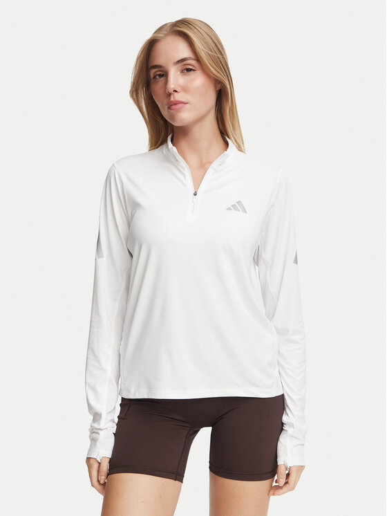 adidas adidas Funkčná mikina Adi365 Iconic KR5525 Biela Regular Fit