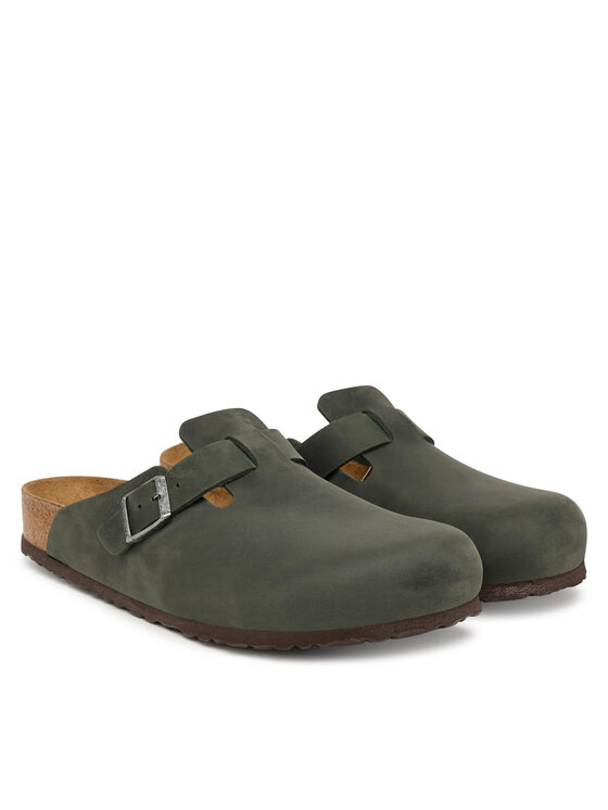 Birkenstock Birkenstock Šlepetės Boston 1032724 Tamsiai žalia